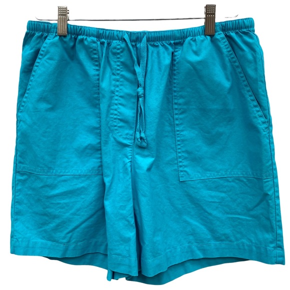 L.L. BEAN Classic Fit “Old School” Elastic Waist Hiking Short in Sun Washed Blue - Picture 2 of 9